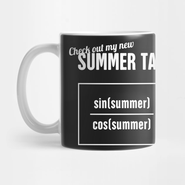 Summer Tan - Funny Statistics Teacher Design by MeatMan